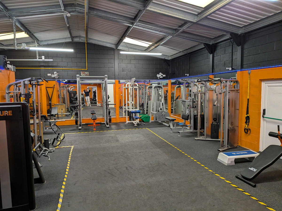 The main training floor at Phoenix Fitness gym in Settle